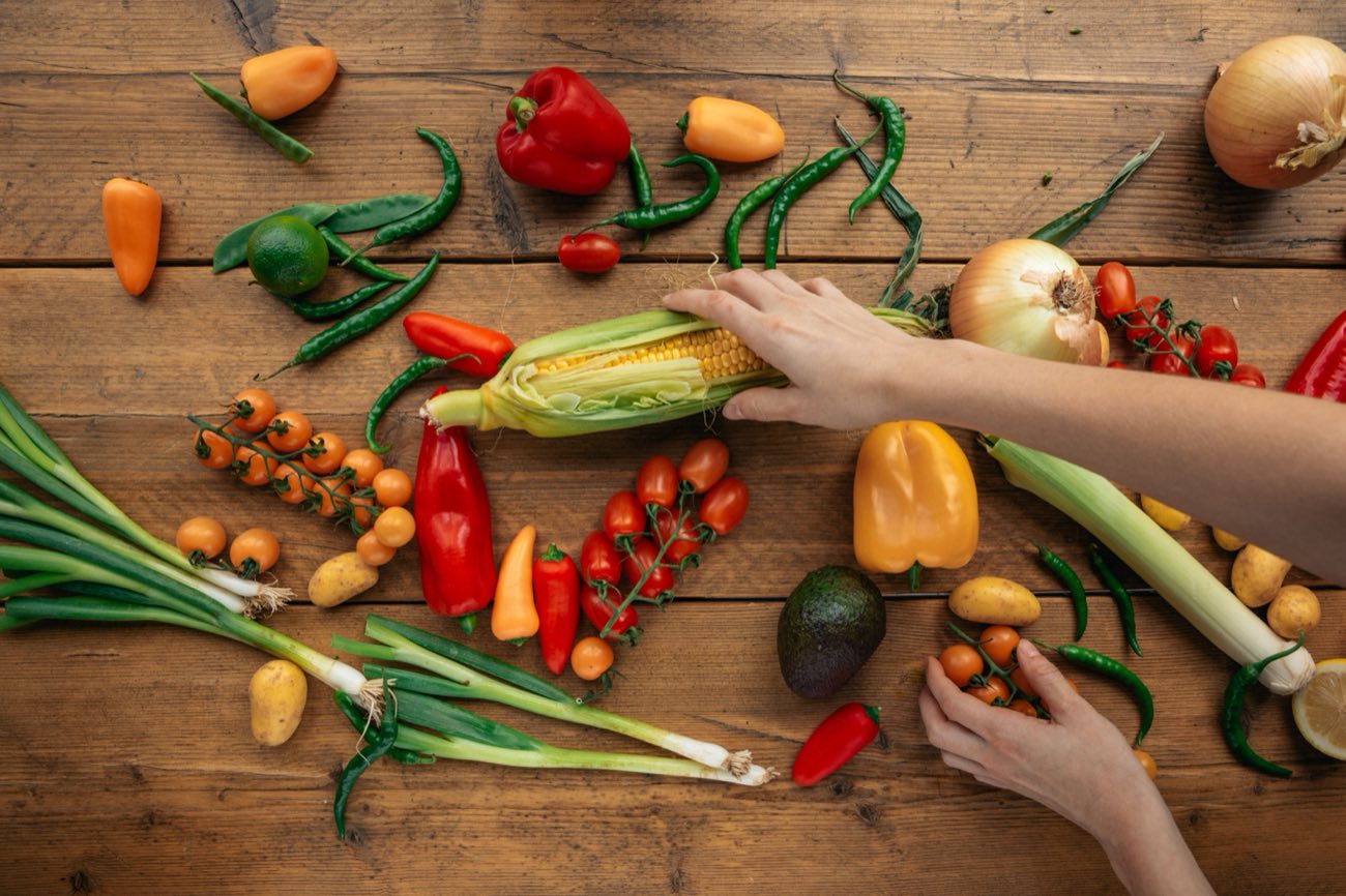 Verse groenten op tafel: voeding is een kernonderdeel van het traject